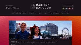 What Darlingharbour.com website looked like in 2018 (5 years ago)