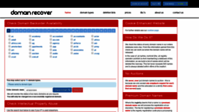 What Domainrecover.net website looked like in 2018 (7 years ago)