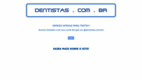 What Dentistas.com.br website looked like in 2018 (5 years ago)