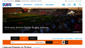 What Dubaievents.ae website looked like in 2018 (5 years ago)