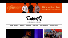 What Dapperq.com website looked like in 2018 (5 years ago)