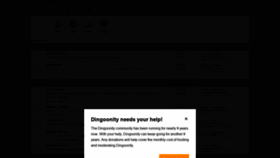 What Dingoonity.org website looked like in 2018 (5 years ago)
