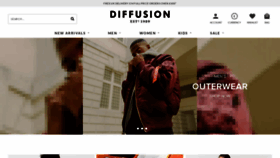 What Diffusion.uk.com website looked like in 2018 (5 years ago)
