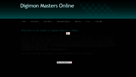 What Digimonmasters.yolasite.com website looked like in 2018 (5 years ago)