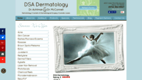 What Dsadermatology.com website looked like in 2018 (5 years ago)