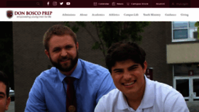 What Donboscoprep.org website looked like in 2018 (6 years ago)
