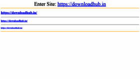 What Downloadhub.net website looked like in 2018 (5 years ago)