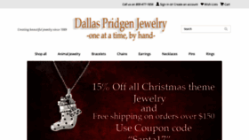 What Dallaspridgenjewelry.com website looked like in 2018 (5 years ago)