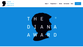 What Diana-award.org.uk website looked like in 2018 (5 years ago)