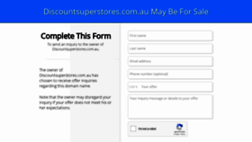 What Discountsuperstores.com.au website looked like in 2018 (5 years ago)