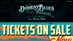 What Dohenybluesfestival.com website looked like in 2018 (5 years ago)