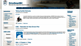 What Drivesmartbc.ca website looked like in 2018 (5 years ago)