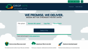 What Dropapk.com website looked like in 2018 (5 years ago)