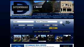 What Ditommaso.com website looked like in 2018 (5 years ago)