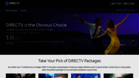 What Directvplans.com website looked like in 2018 (5 years ago)