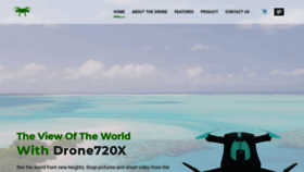 What Drone720x.com website looked like in 2018 (5 years ago)