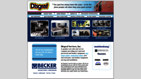 What Disgrafservices.com website looked like in 2018 (5 years ago)