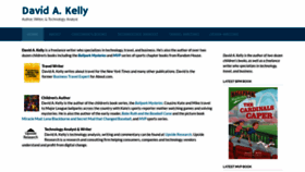What Davidakelly.com website looked like in 2018 (5 years ago)