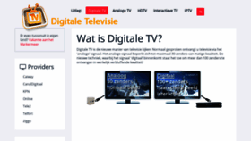 What Digitaletv.nl website looked like in 2018 (5 years ago)