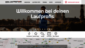 What Dein-laufprofi.de website looked like in 2018 (5 years ago)