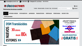 What Decoscreen.com website looked like in 2018 (5 years ago)