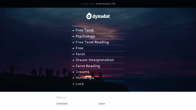 What Dreamanalysis.info website looked like in 2018 (5 years ago)