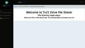 What Drive.tv21.biz website looked like in 2018 (5 years ago)