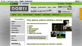 What Domys-eshop.cz website looked like in 2018 (5 years ago)