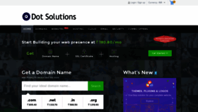What Dotsolutions.co.in website looked like in 2018 (5 years ago)