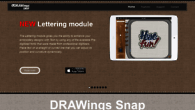 What Drawingssnap.com website looked like in 2018 (5 years ago)