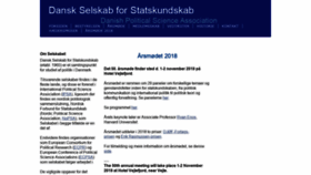 What Dpsa.dk website looked like in 2018 (5 years ago)