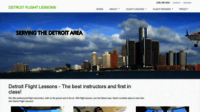 What Detroitflightlessons.com website looked like in 2018 (5 years ago)