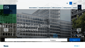 What Din.com website looked like in 2018 (5 years ago)
