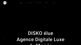 What Disko.fr website looked like in 2018 (5 years ago)