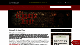What Dragonstrove.com website looked like in 2018 (5 years ago)