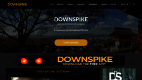 What Downspike.com website looked like in 2018 (5 years ago)