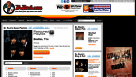 What Drrock.com website looked like in 2018 (5 years ago)