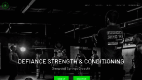 What Defiancegym.com website looked like in 2018 (5 years ago)