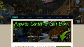 What Dreamscapeswatergardens.com website looked like in 2018 (5 years ago)