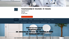 What Dokterverschelde.be website looked like in 2018 (7 years ago)
