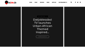 What Datjoblessboi.com website looked like in 2018 (5 years ago)