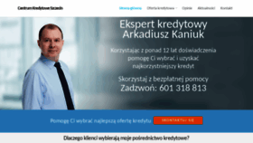 What Doradca-kredytowy.szczecin.pl website looked like in 2018 (5 years ago)