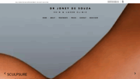 What Drjoneydesouza.com website looked like in 2018 (5 years ago)