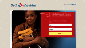 What Datingfordisabled.co.za website looked like in 2018 (5 years ago)