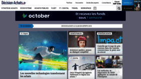 What Decision-achats.fr website looked like in 2018 (7 years ago)