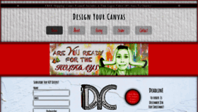 What Designyourcanvas.com website looked like in 2018 (5 years ago)