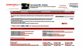 What Doskaurala.ru website looked like in 2018 (6 years ago)