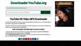 What Downloader-youtube.org website looked like in 2018 (5 years ago)