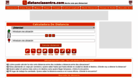 What Distanciasentre.com website looked like in 2018 (5 years ago)