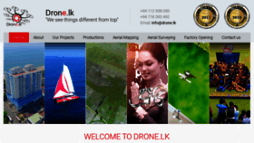 What Drone.lk website looked like in 2018 (5 years ago)
